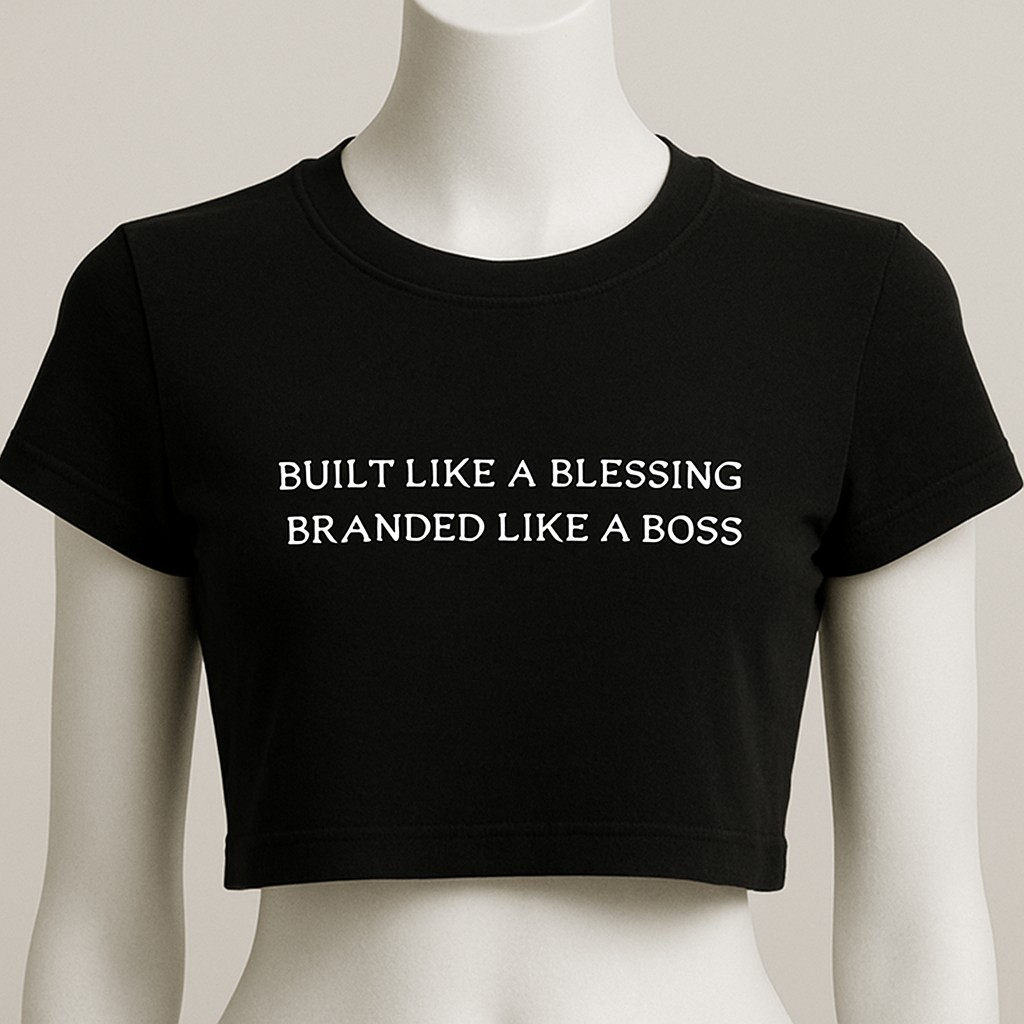 BUILT LIKE A BLESSING BRANDED LIKE A BOSS| Women's Graphic T-Shirt