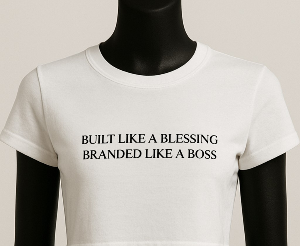 BUILT LIKE A BLESSING BRANDED LIKE A BOSS| Women's Graphic T-Shirt