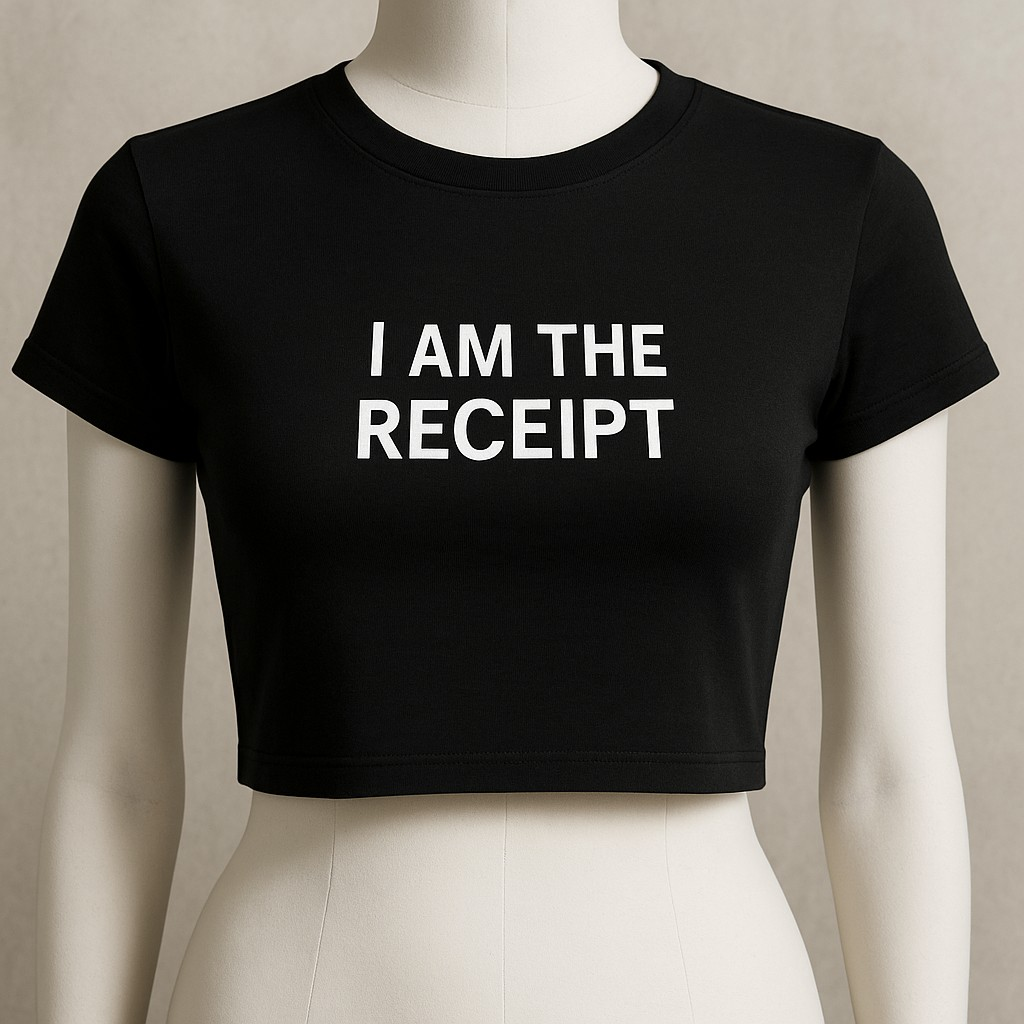 I AM THE RECEIPT| Women's Graphic T-Shirt
