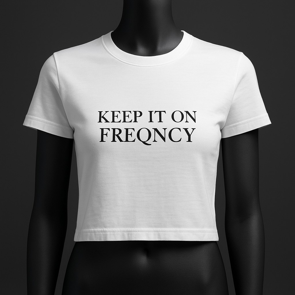 KEEP IT ON FREQNCY| Women's Graphic T-Shirt