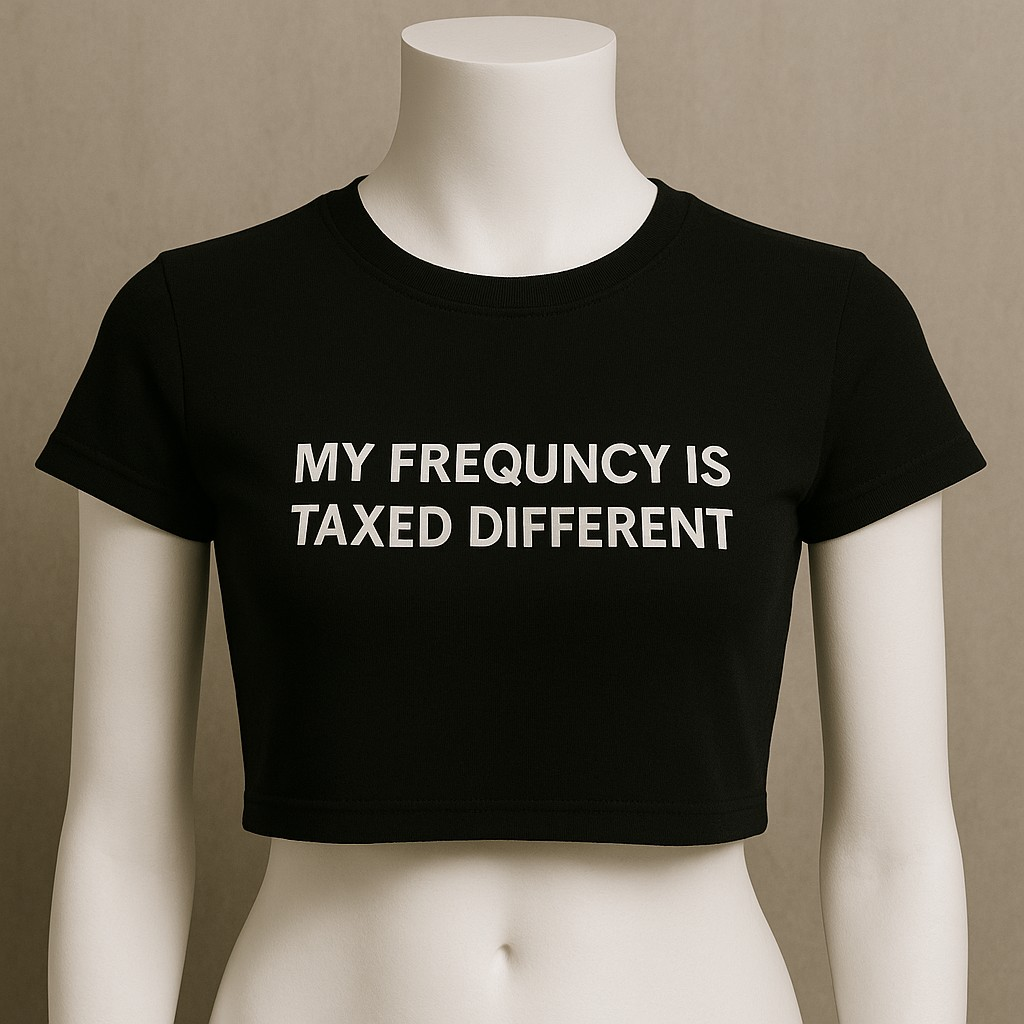 MY FREQNCY IS TAXED DIFFERENT| Women's Graphic T-Shirt