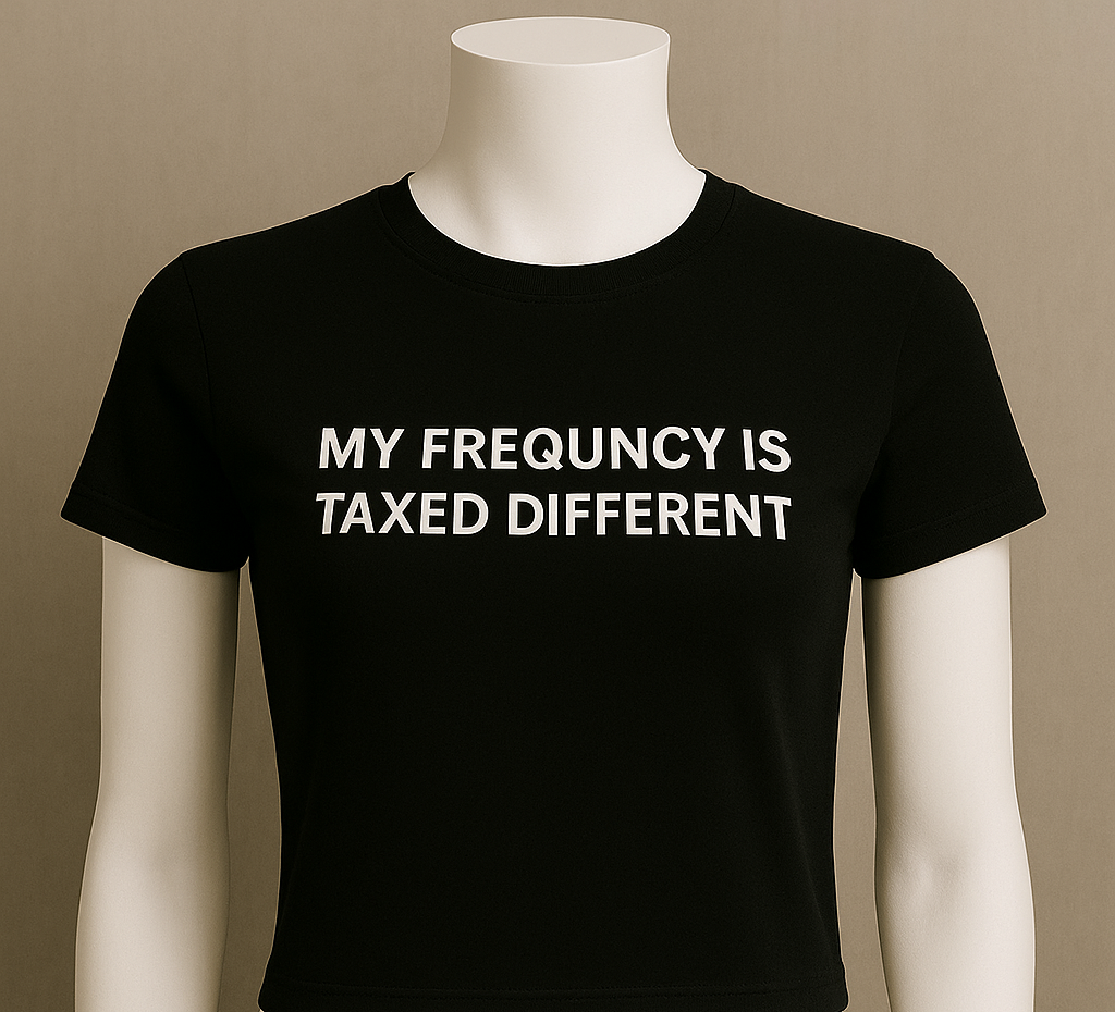 MY FREQNCY IS TAXED DIFFERENT| Women's Graphic T-Shirt