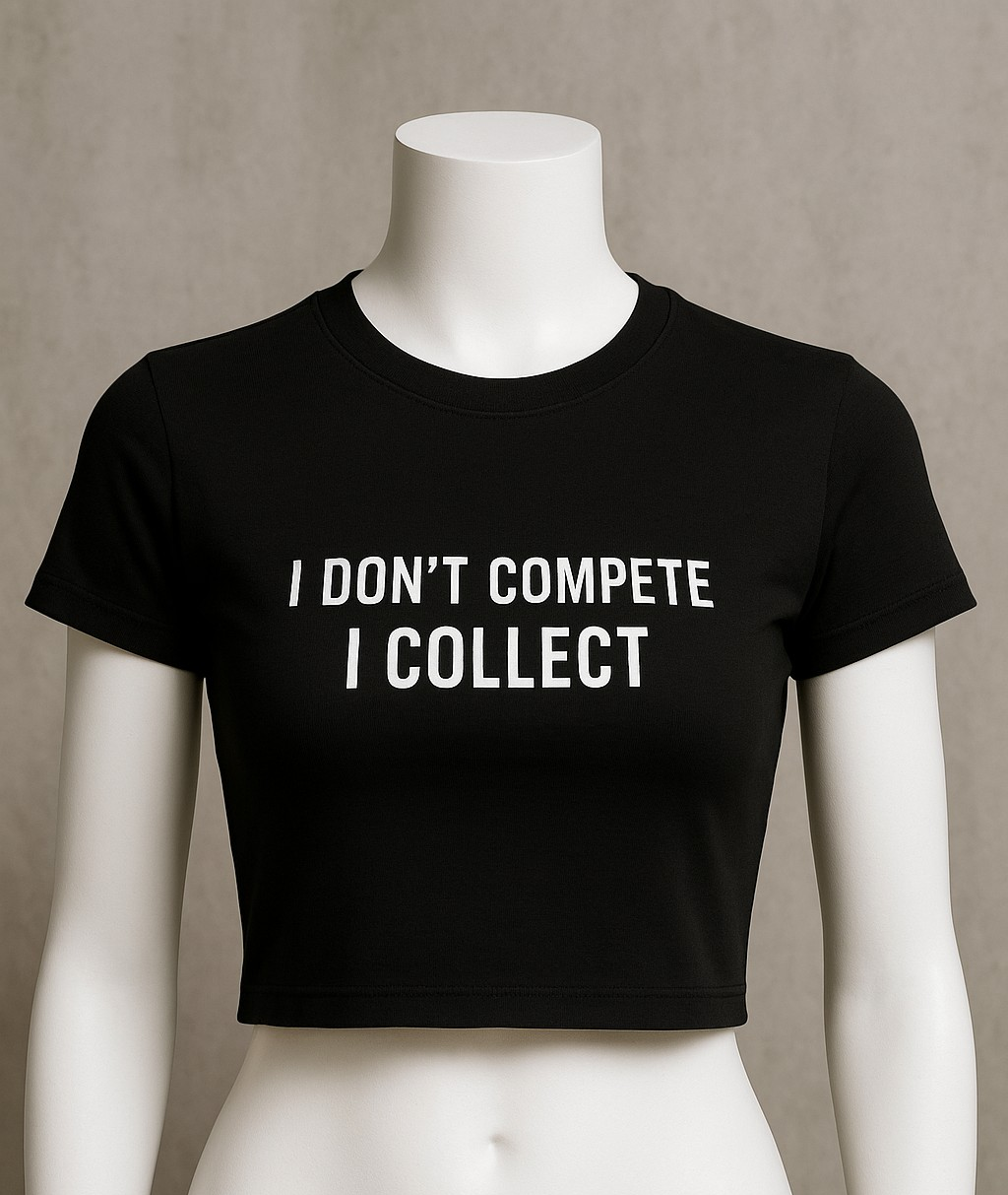 I DON'T COMPETE I COLLECT| Women's Graphic T-Shirts