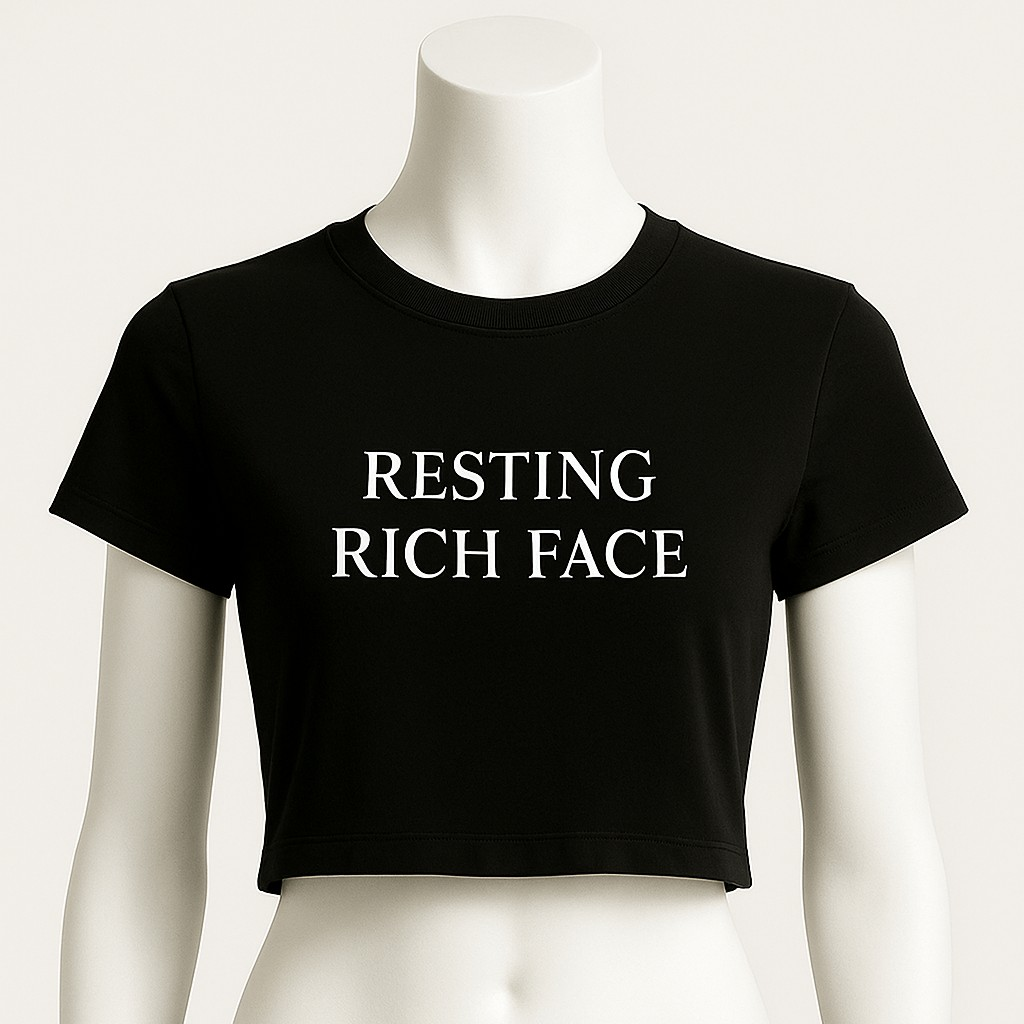 RESTING RICH FACE| Women's Graphic T-Shirt