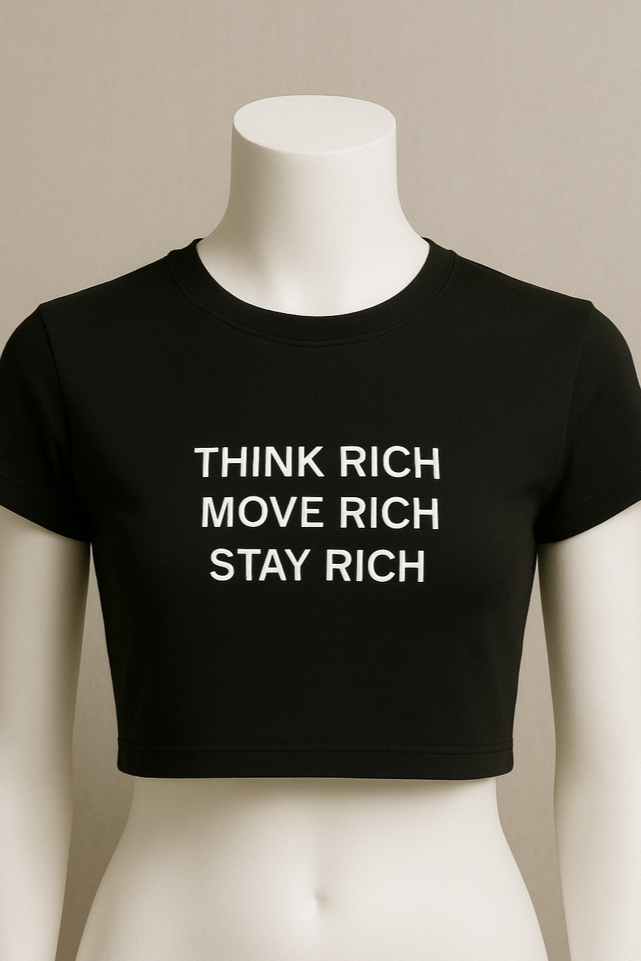 THINK RICH MOVE RICH STAY RICH| Women's Graphic T-Shirt